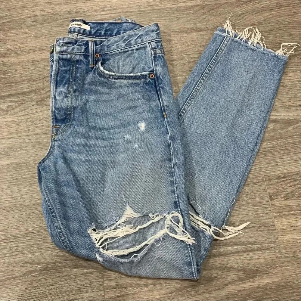 GRLFRND Karolina High Rise Skinny Jeans in A Little More Love Light Wash Size:27